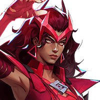 the hero Scarlet Witch in marvel rivels tier list and it's win rate